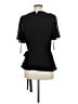 Calvin Klein 100% Polyester Black Short Sleeve Blouse Size M - photo 2