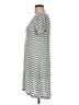 Unbranded Stripes Gray Casual Dress Size M - photo 5