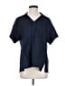 Chico's Solid Blue Short Sleeve Blouse Size S - photo 1