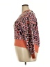 JoyLab Animal Print Orange Pullover Sweater Size XL - photo 5