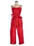 J.Crew Solid Red Jumpsuit Size 10 - photo 1