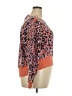 JoyLab Animal Print Orange Pullover Sweater Size XL - photo 4