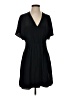 Maje Solid Blue Black Casual Dress Size 2 - photo 1