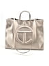 Telfar Metallic Silver Large Shopping Tote One size - photo 1