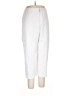 Lands' End Solid White Casual Pants Size 14 - photo 1