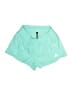 Adidas 100% Polyester Solid Teal Blue Athletic Shorts Size XS - photo 1