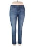 DKNY Jeans Solid Blue Jeans Size 8 - photo 1