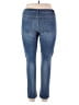 DKNY Jeans Solid Blue Jeans Size 8 - photo 2