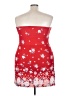 No Boundaries Floral Red Cocktail Dress Size 3X - photo 2
