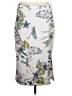 T Tahari Tropical White Casual Skirt Size L - photo 1