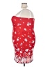 No Boundaries Floral Red Cocktail Dress Size 3X - photo 5