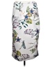 T Tahari Tropical White Casual Skirt Size L - photo 2