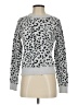 Arden B. Animal Print Silver Pullover Sweater Size S - photo 1