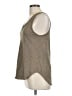 Dylan 100% Cotton Tan Sleeveless T-Shirt Size M - photo 5