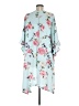 Pink Blush 100% Polyester Blue Kimono Size M - photo 2