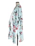 Pink Blush 100% Polyester Blue Kimono Size M - photo 5