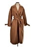 ALLSAINTS Brown Wool Coat Size 2 - photo 1