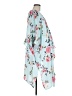 Pink Blush 100% Polyester Blue Kimono Size M - photo 4