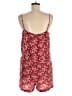 Ann Taylor LOFT Floral Red Brown Romper Size Lg Petite - photo 2