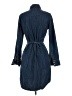Gap Blue 3/4 Sleeve Top Size S - photo 2