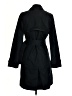 L.L.Bean Black Trenchcoat Size XS - photo 2