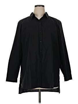 Eileen Fisher 3/4 Sleeve Button Down Shirt