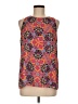 Emanuel Ungaro 100% Polyester Orange Sleeveless Blouse Size 8 - photo 1