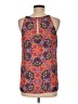 Emanuel Ungaro 100% Polyester Orange Sleeveless Blouse Size 8 - photo 2