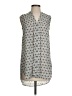 H&M 100% Polyester Gray Casual Dress Size 4 - photo 1