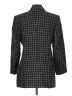 Jennifer Moore 100% Linen Checkered-gingham Gray Blazer Size 6 - photo 2