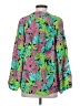 Lilly Pulitzer 100% Silk Tropical Green Blouse Size S - photo 2