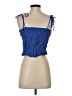 Tigerlily Blue Sleeveless Blouse Size 4 - photo 2