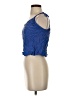 Tigerlily Blue Sleeveless Blouse Size 4 - photo 5