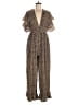 Storia Tweed Brown Jumpsuit Size L - photo 1