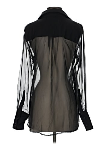 Greige Long Sleeve Blouse (view 2)