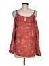 Rewind Orange Red Long Sleeve Blouse Size M - photo 2