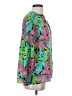 Lilly Pulitzer 100% Silk Tropical Green Blouse Size S - photo 4