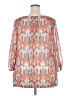 Liz Claiborne 100% Polyester Orange 3/4 Sleeve Blouse Size 2X - photo 2