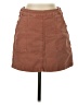Brownie Solid Brown Casual Skirt Size XS - photo 1