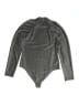 Love Scarlett Metallic Silver Bodysuit Size XL - photo 2