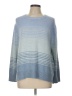 Ella Moss Stripes Blue Pullover Sweater Size L - photo 1