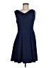 Assorted Brands Solid Blue Cocktail Dress Size M - photo 1