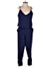 Parker 100% Polyester Solid Blue Jumpsuit Size XS - photo 1