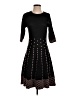 Sandro Ferrone Polka Dots Black Cocktail Dress Size S (estimated) - photo 1