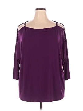 INC International Concepts 3/4 Sleeve T-Shirt (view 1)