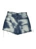 PacSun 100% Cotton Tie-dye Blue Denim Shorts Size 28 waist - photo 2