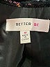 Better be 100% Polyester Metallic Black Blazer Size M - photo 6