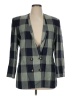 Kasper A.S.L. 100% Viscose Checkered-gingham Green Blazer Size 16 - photo 1