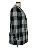 Kasper A.S.L. 100% Viscose Checkered-gingham Green Blazer Size 16 - photo 4