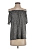 Dana Buchman Gray Short Sleeve Top Size S - photo 1